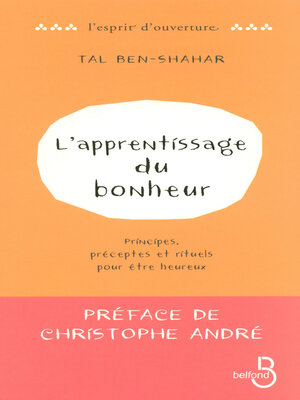 cover image of L'Apprentissage du bonheur